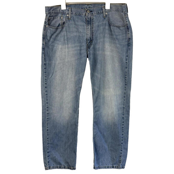 Levis 559 Jeans Mens 40x30 Blue Denim Relaxed Straight Leg Medium Wash Retro - Picture 1 of 7